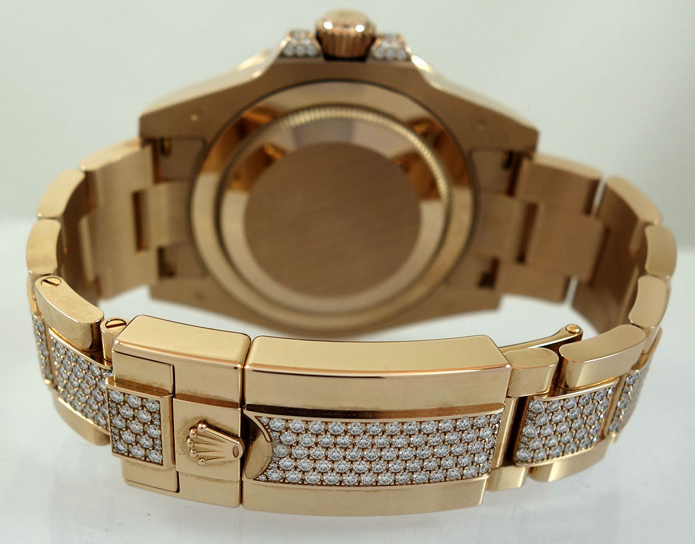 DSC03080 Rolex GMT-Master II 126755SARU Rose Gold Sapphire and Ruby Diamond Pave 2019 RETAIL $350,000