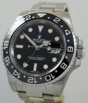 Rolex GMT MASTER II "UNUSED" Ceramic 2014 116710LN *New Old Stock* Full Factory Stickers