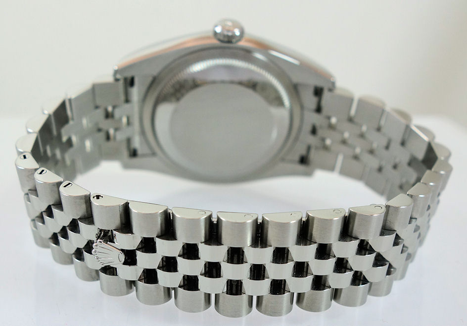 DSC03218 Rolex Datejust 36 Steel, Black Diamond-dial 116234 Box & Card