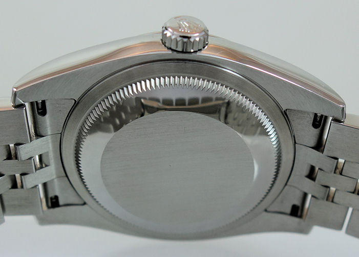 DSC03219 Rolex Datejust 36 Steel, Black Diamond-dial 116234 Box & Card