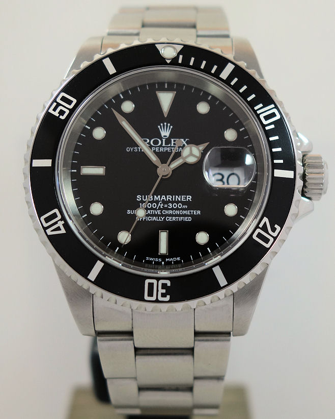 DSC03229 Rolex Submariner Date 16610 SEL Box & Rolex Service Card 2000