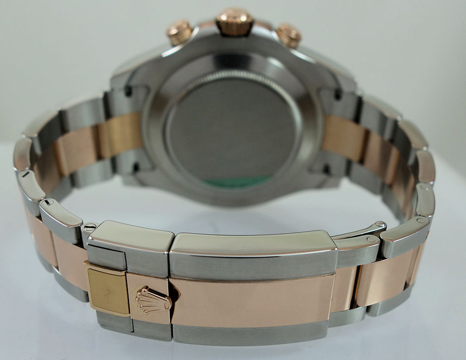 DSC03258 Rolex Yachtmaster II 18k Everose Gold & Steel 116681