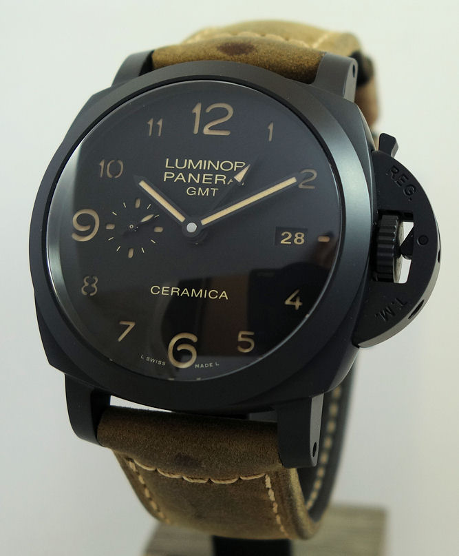 DSC04798 Panerai CERAMICA GMT 1950 3-DAYS PAM441 Box & Card
