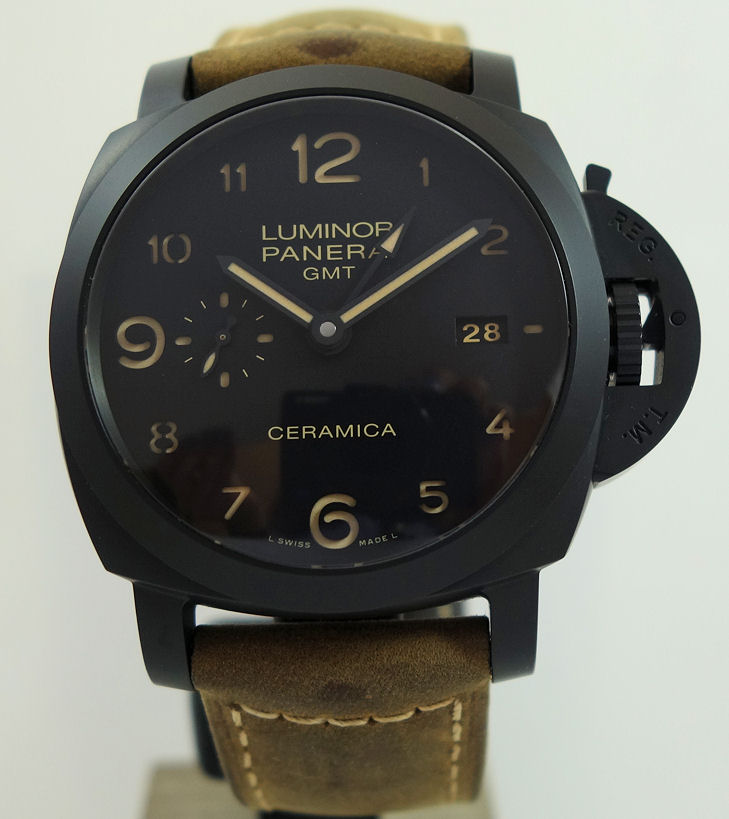 DSC04800 Panerai CERAMICA GMT 1950 3-DAYS PAM441 Box & Card