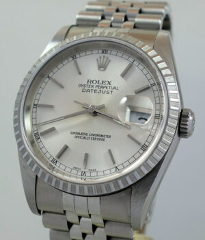 Rolex Datejust 36 Steel Silver-dial  16220 B&P 2005
