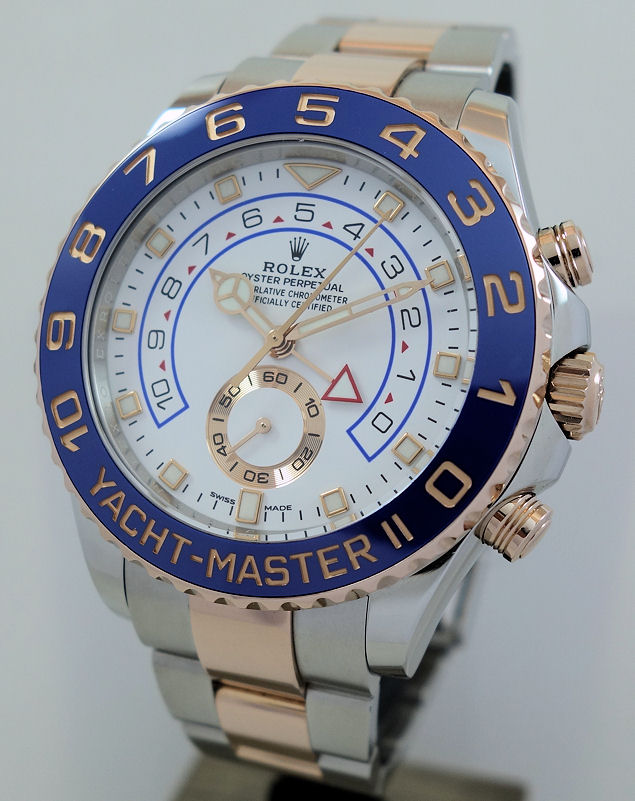 DSC03587 Rolex Yacht-Master II 18k Everose Gold & Steel 116681