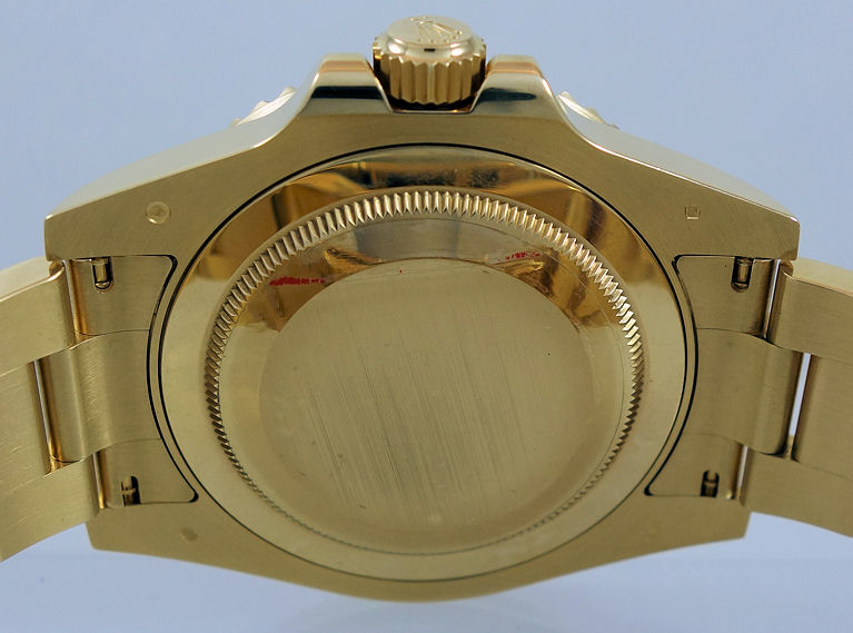 DSC03623 Rolex GMT Master II 18k Yellow-Gold 116718LN Box & Card