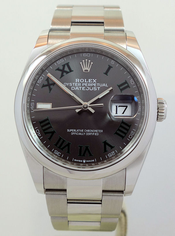 DSC03630 Rolex Datejust 36 Wimbledon Dial 126200 Box & Card 2024