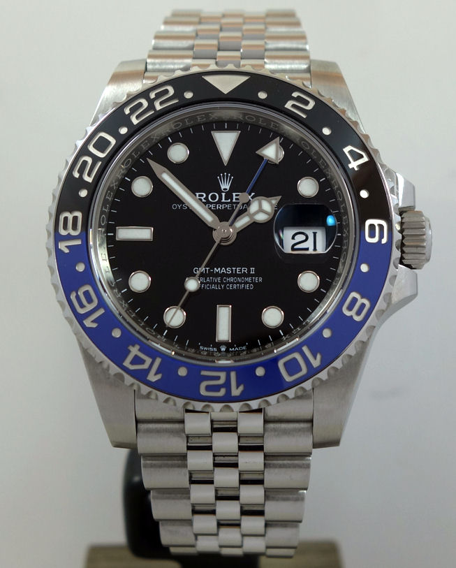 DSC03666 ROLEX GMT MASTER II JUBILEE 126710BLNR Box & Card JULY 2023