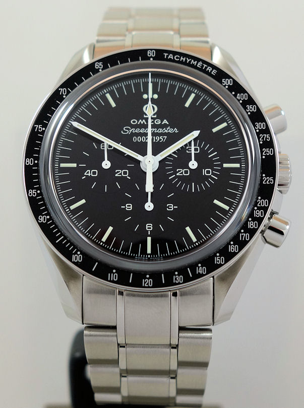 DSC03822 Omega "Speedmaster 1957" 50th Anniversary Ltd. Edn. ***No 0002/1957 *** Signed by Astronauts *UNUSED* 311.33.42.50.01.001