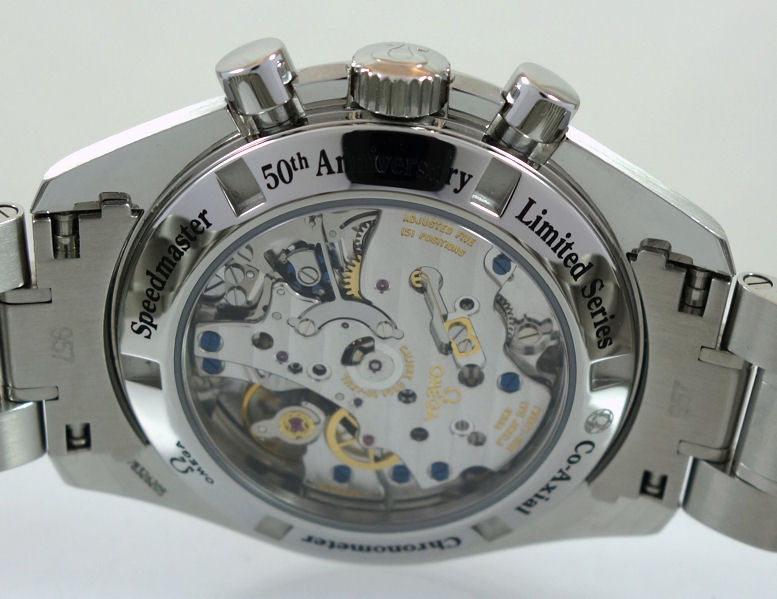 DSC03834 Omega "Speedmaster 1957" 50th Anniversary Ltd. Edn. ***No 0002/1957 *** Signed by Astronauts *UNUSED* 311.33.42.50.01.001