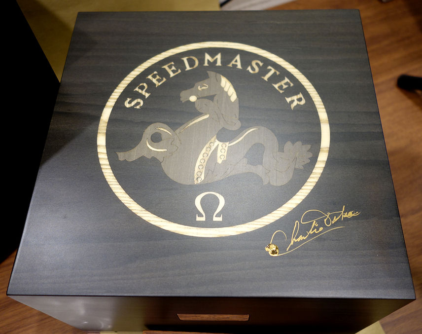 DSC03838 Omega "Speedmaster 1957" 50th Anniversary Ltd. Edn. ***No 0002/1957 *** Signed by Astronauts *UNUSED* 311.33.42.50.01.001