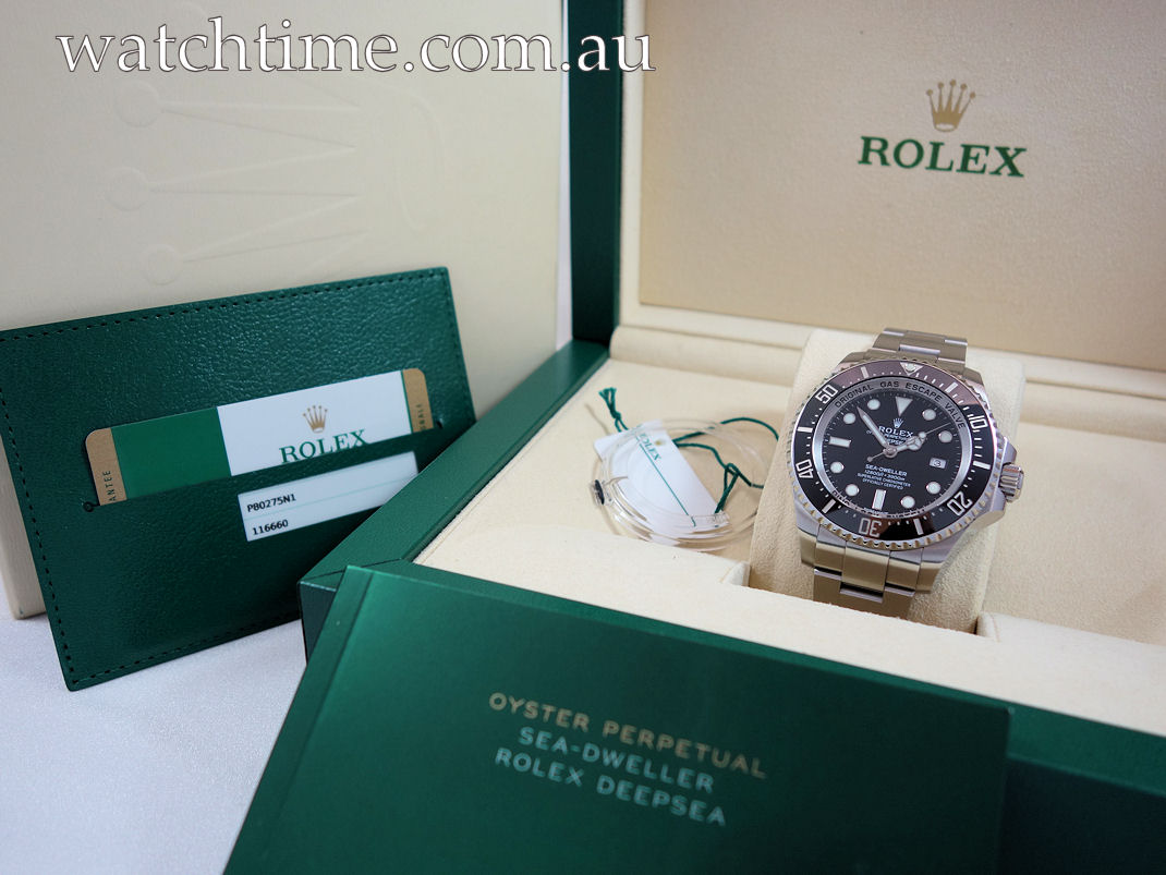 DSC03935 Rolex DEEPSEA SeaDweller 116660 Box & Card 2017
