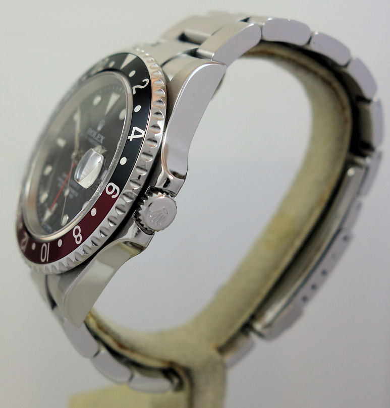DSC03949 ROLEX GMT MASTER II "Coke" 16710 Full Set 2006