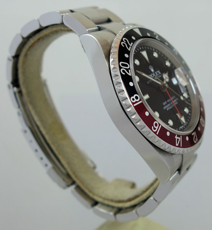 DSC03951 ROLEX GMT MASTER II "Coke" 16710 Full Set 2006