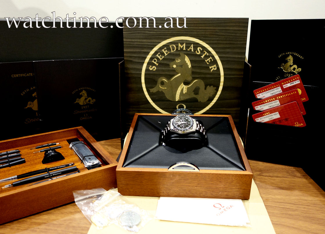 DSC03995 Omega Speedmaster 1957 50th Anniversary Ltd. Edn. No 622 / 1957 *UNUSED* 31133425001001