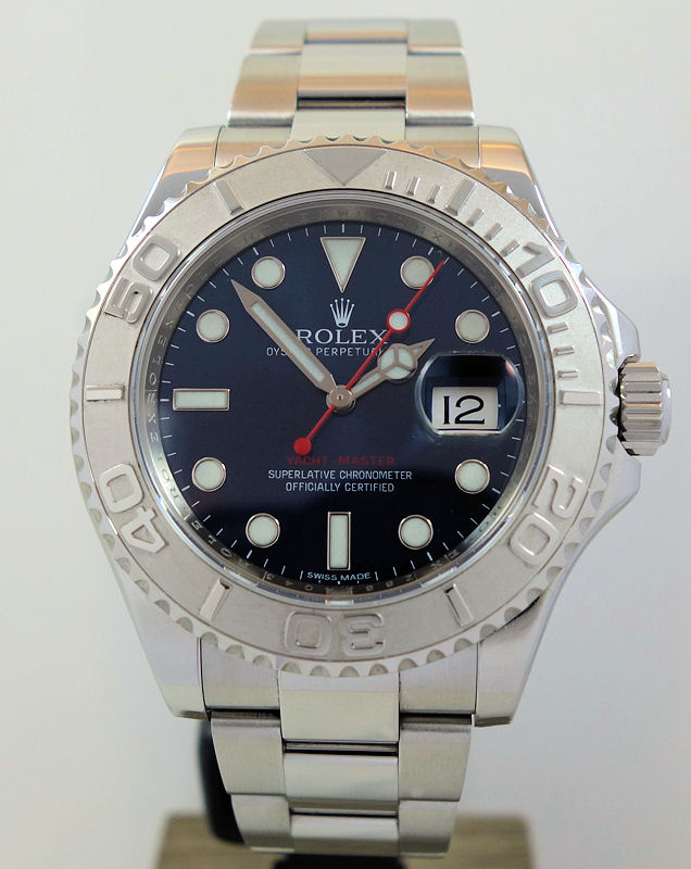 DSC04085 Rolex Yacht-Master 116622 Blue dial Box & Card