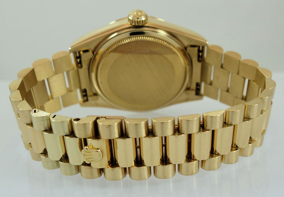 DSC04291 Rolex President Day-Date 18k Yellow-Gold, Linen dial 18038