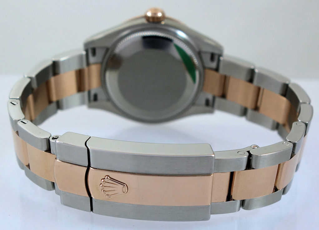 DSC04313 Rolex Datejust 31mm 18K Everose & Steel, Diamond bezel & Chocolate dial 278341RBR Box & Card 2024