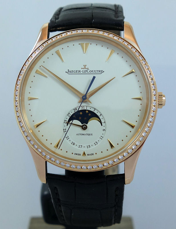 DSC04539 Jaeger-LeCoultre Master Ultra Thin Moon Q1362501 18k Rose-Gold with Diamond bezel Full Set!