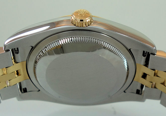 DSC04582 Rolex Datejust 36m 18k & Steel Jubilee bracelet 116233 Silver Dial