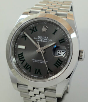 Rolex Datejust 41 Wimbledon Dial 126300 Box & Card Jan 2025 Full Set!