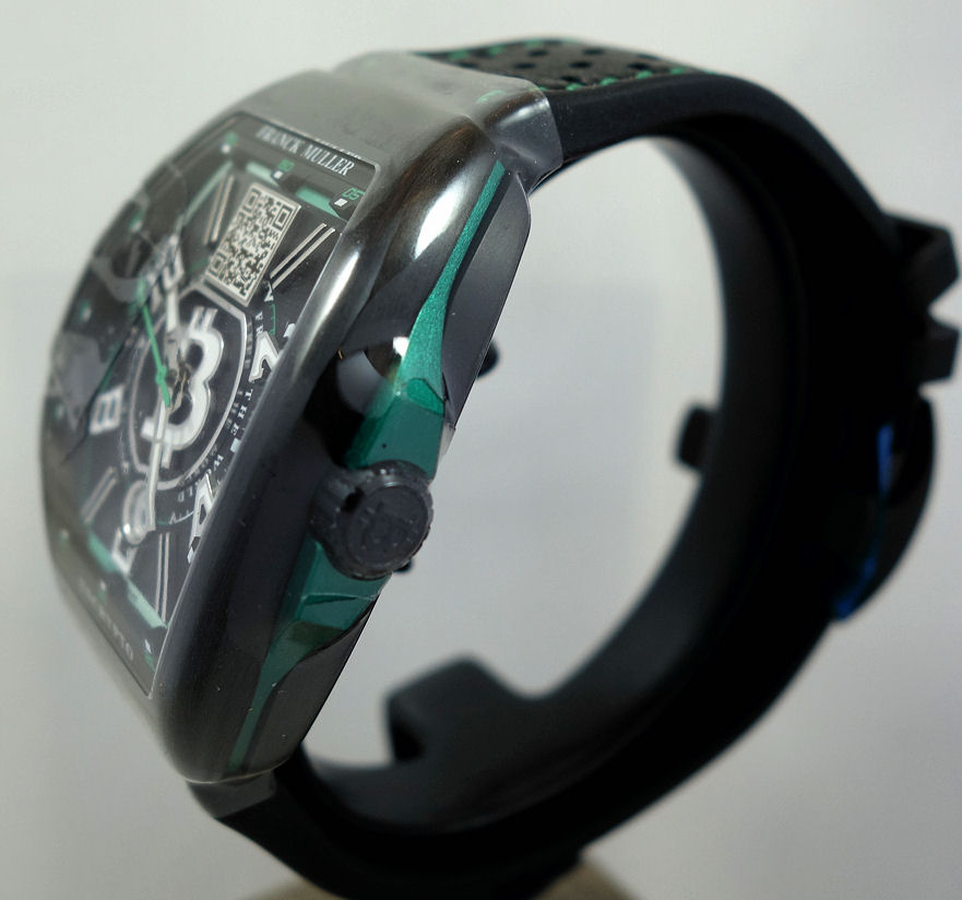 DSC04752 Franck Muller Vanguard ENCRYPTO “Free The Money Free the World” Titanium Limited Edition *UNUSED*