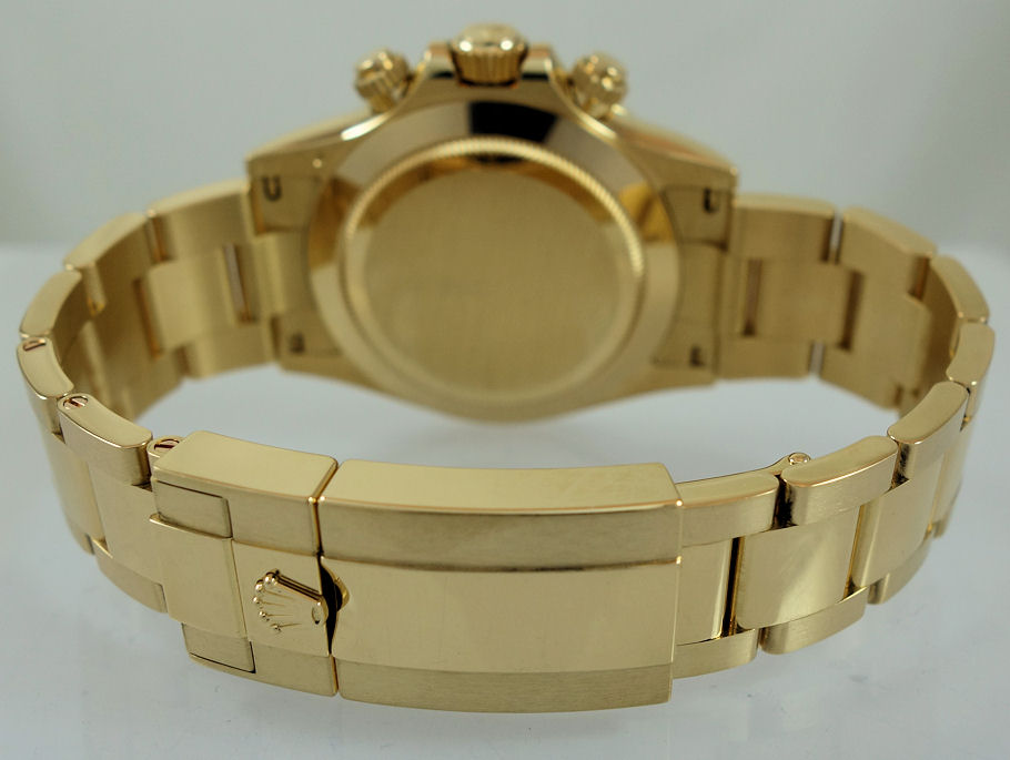 DSC04786 Rolex Daytona 116508 18ct Yellow-Gold with Black DIAMOND-dial