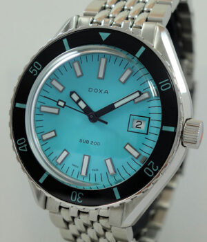 DOXA SUB 200 Aquamarine-dial 799.10.241.10 Full set
