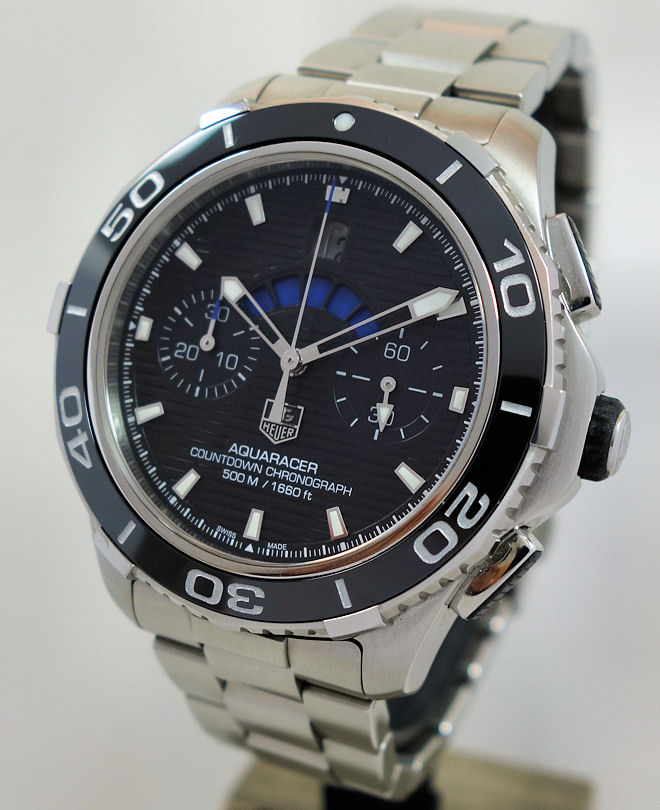DSC04967 TAG Heuer Aquaracer 43mm Countdown Chronograph CAK211A