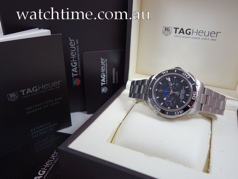 DSC04983 TAG Heuer Aquaracer 43mm Countdown Chronograph CAK211A