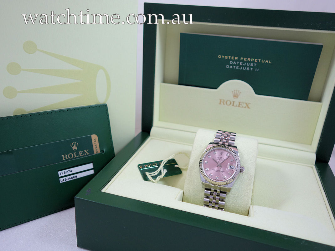 DSC05165 Rolex Datejust 31 Steel Diamond dial, Jubilee bracelet 178274