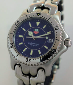 TAG Heuer Vintage Sel 200m Blue-dial Quartz WG111A Full Set!