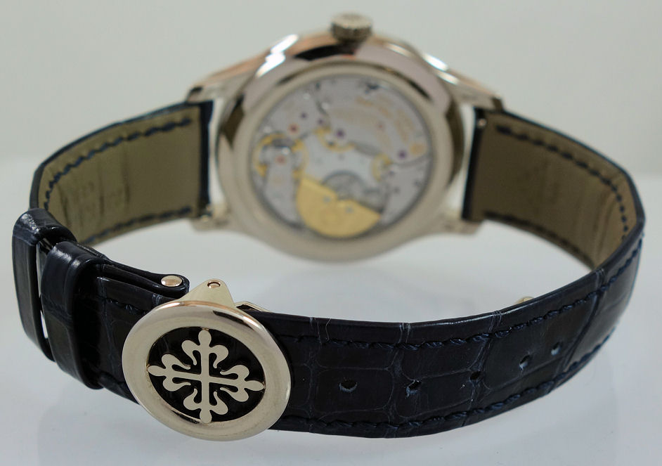 DSC05362 Patek Philippe Perpetual Calendar 5327G-001 White Gold Blue 39mm 2020 Box & Papers Retail $176,000