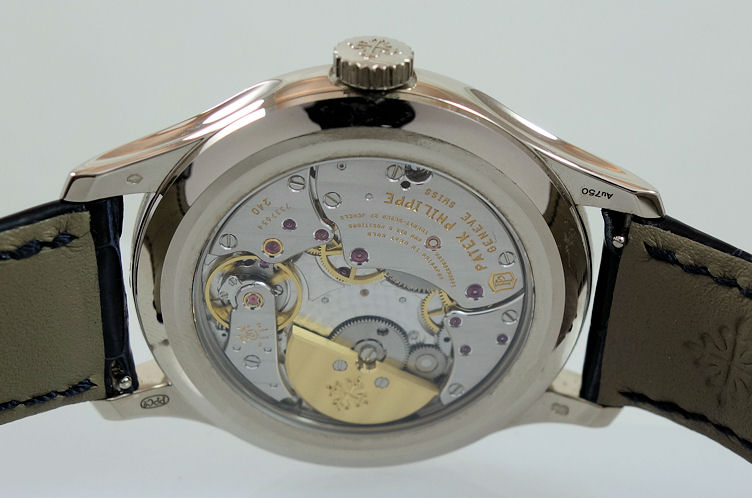 DSC05364 Patek Philippe Perpetual Calendar 5327G-001 White Gold Blue 39mm 2020 Box & Papers Retail $176,000