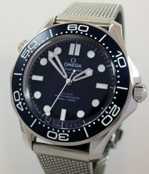 OMEGA 60 Years of BOND 007 Seamaster 300m  210.30.42.20.03.002 BLUE WAVE DIAL 2025 Model