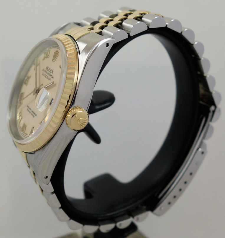 DSC05457 Rolex Datejust 36mm Yellow-Gold & Steel, Roman dial 16233