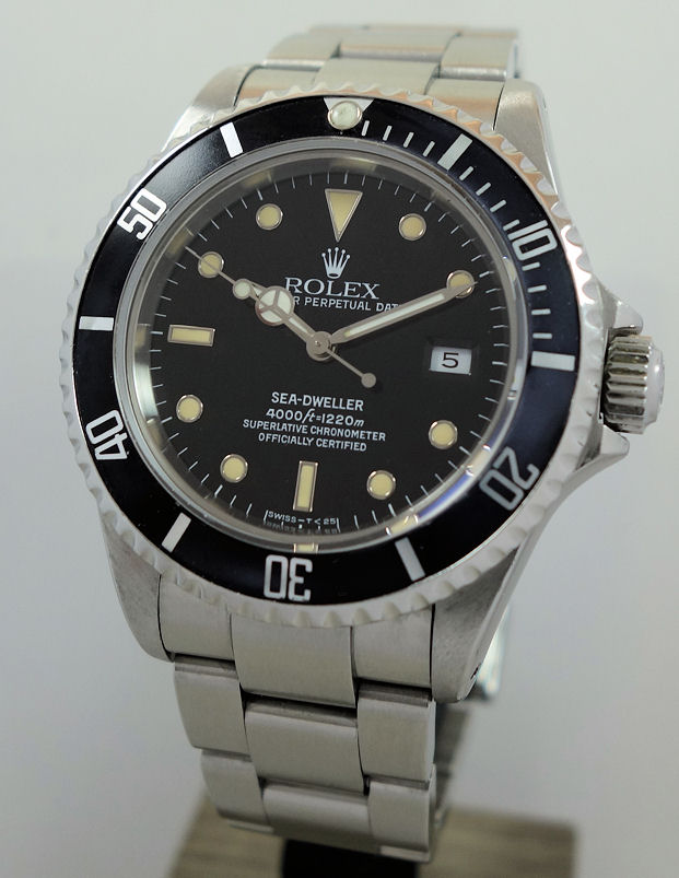 DSC05755 Rolex Sea-Dweller 4000 ref 16600 Box & Books c 1991