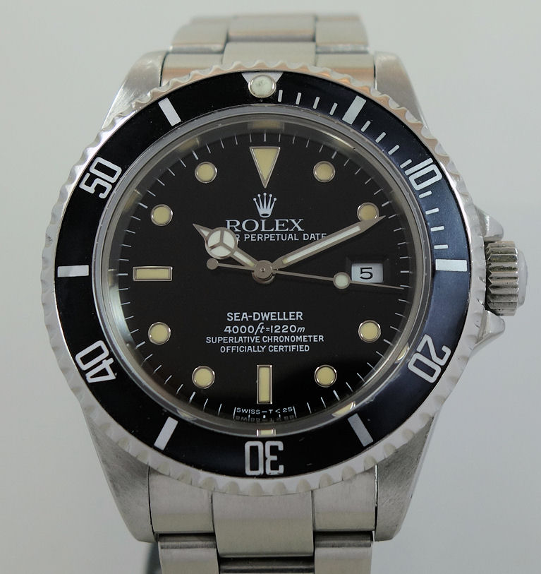 DSC05758 Rolex Sea-Dweller 4000 ref 16600 Box & Books c 1991