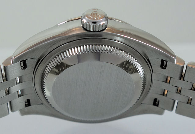 DSC08412 Rolex Lady Datejust 28mm Rolexsor 279174 Silver Rare Factory Diamond-dial