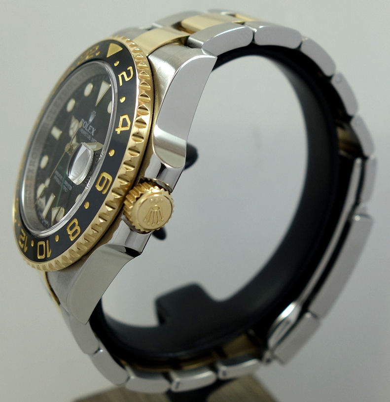 DSC05645 Rolex GMT Master 18k & Steel 116713LN Box & Card 2014