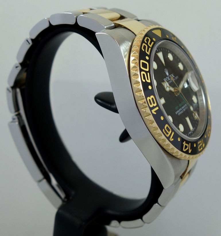 DSC05649 Rolex GMT Master 18k & Steel 116713LN Box & Card 2014