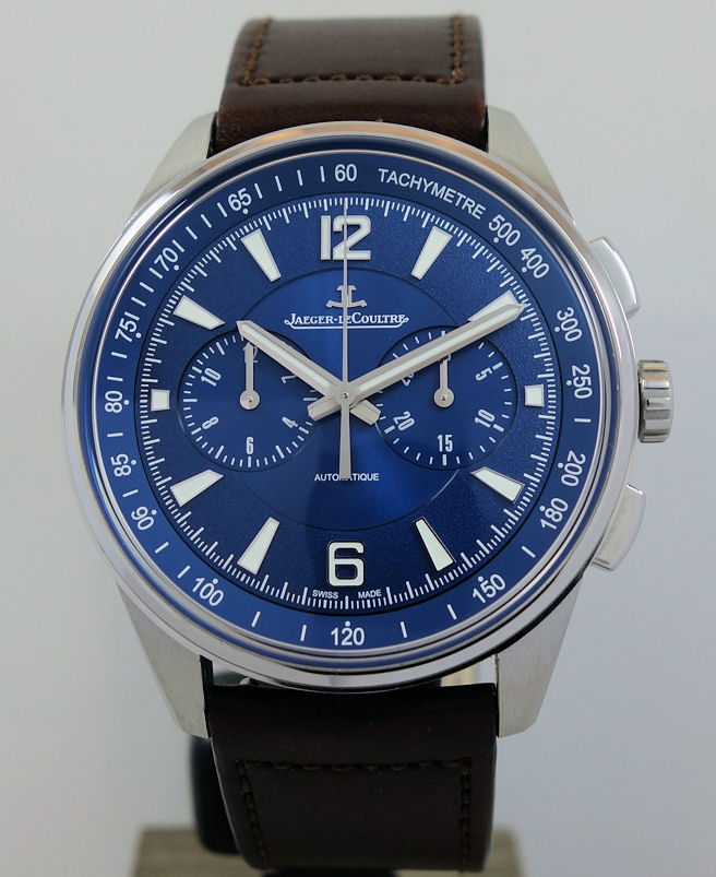 DSC05660 Jaeger-LeCoultre Q9028480 Polaris Chronograph Blue-dial Box & Card