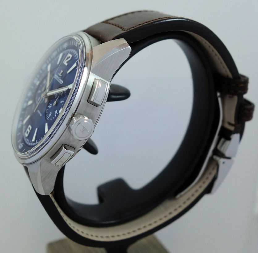 DSC05661 Jaeger-LeCoultre Q9028480 Polaris Chronograph Blue-dial Box & Card