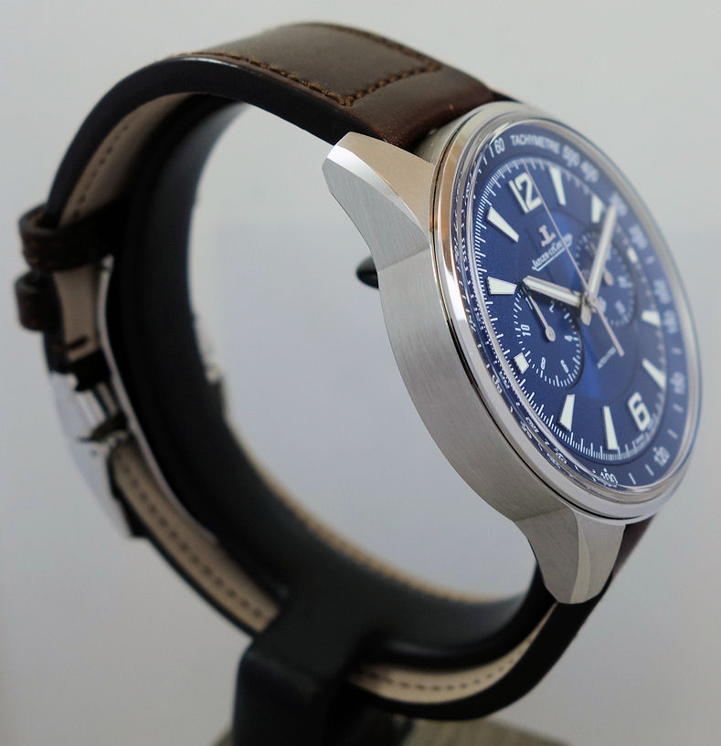 DSC05665 Jaeger-LeCoultre Q9028480 Polaris Chronograph Blue-dial Box & Card