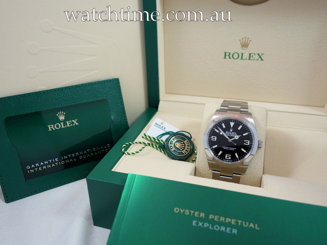 DSC05956 Rolex Explorer I 40mm Steel 224270 Box & Card 2023