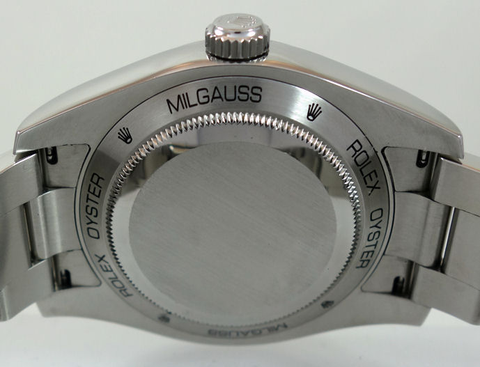 DSC05991 Rolex Milgauss Black Dial-Green Sapphire 116400GV Full set!