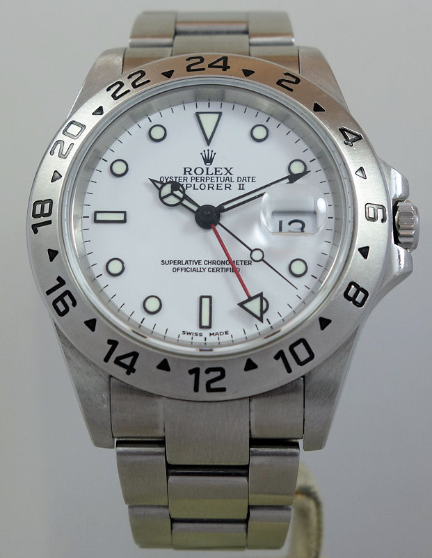 DSC06051 Rolex Explorer II 16570 POLAR White-dial SEL