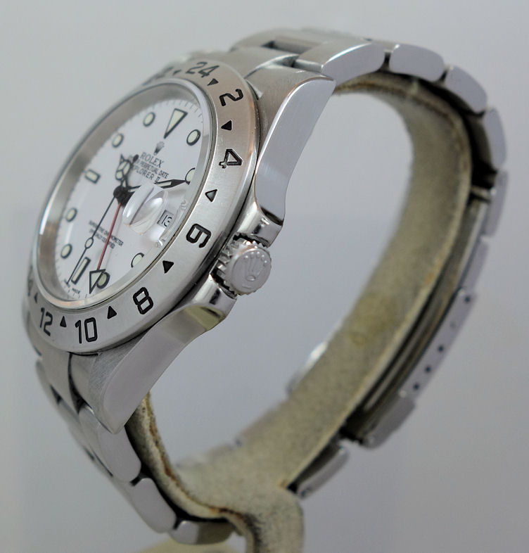 DSC06052 Rolex Explorer II 16570 POLAR White-dial SEL