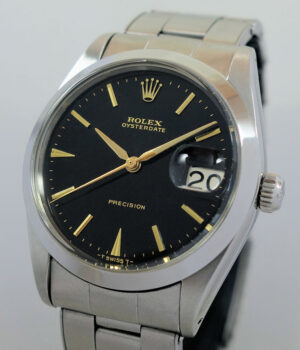 Rolex OYSTERDATE Precision c1967  Black-dial  6694